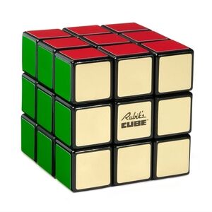 Rubik's Cube, Retro 50th Anniversary Edition 3x3 Color-Matching Puzzle